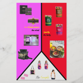 Liten trekontrast - A6-eskalig anpassning Flygblad