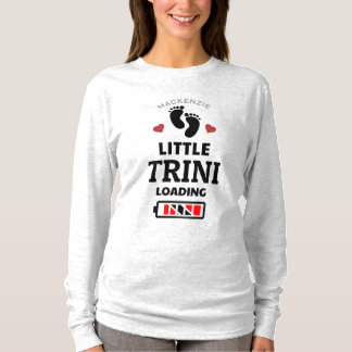 Liten Trini laddar graviditetsannonsering T Shirt