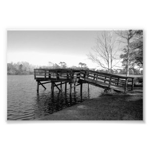 Liten tryckextra för skeppsdocka B&W Fototryck