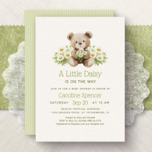 Liten tusenskönas på väg Vildblomma Baby Shower