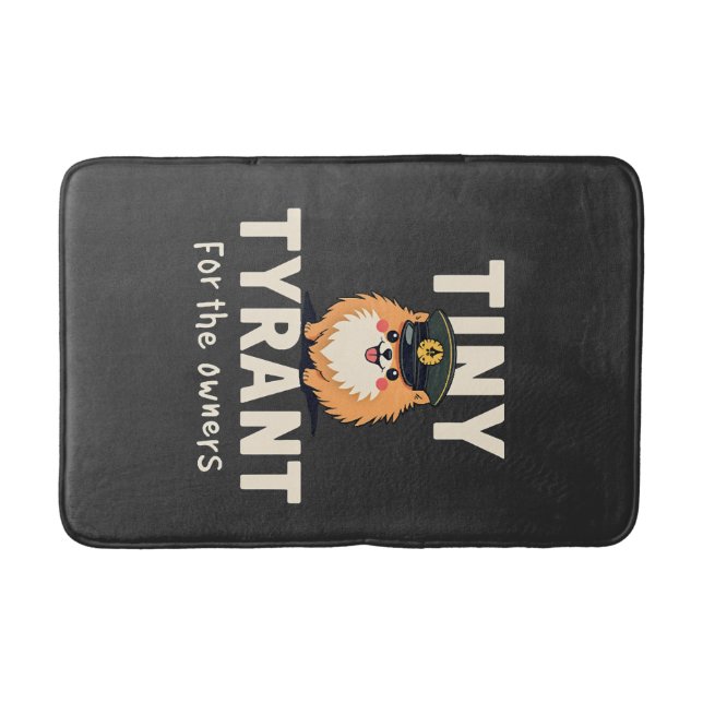 Liten tyrann badrumsmatta (Framsidan)