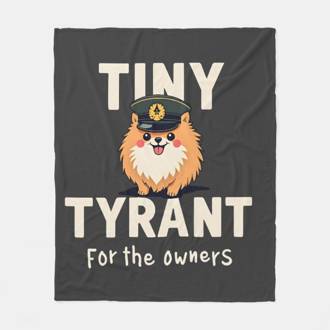 Liten tyrann fleecefilt (Framsidan)