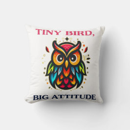 Liten Uggla är en snygg design Kudde