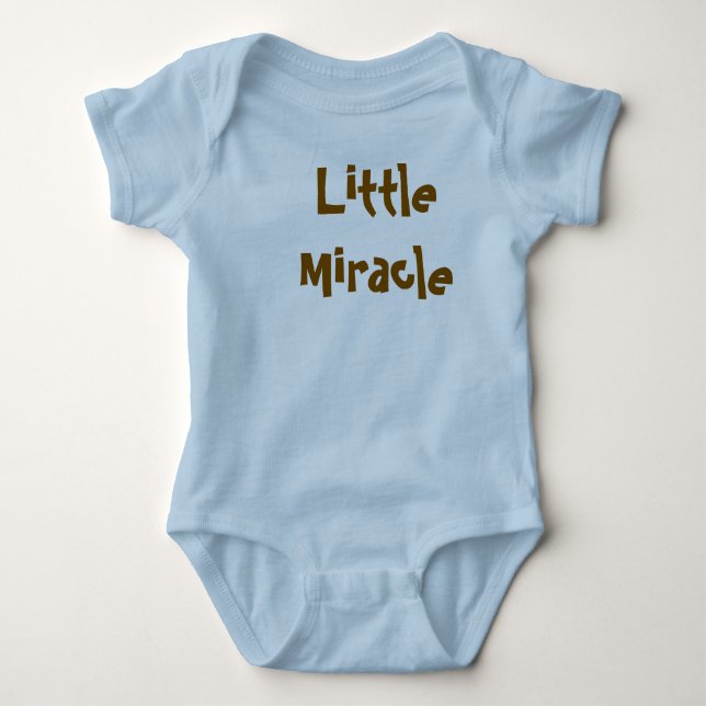 liten under för bebis t shirt (Framsida)