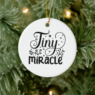 Liten under! julgransprydnad keramik