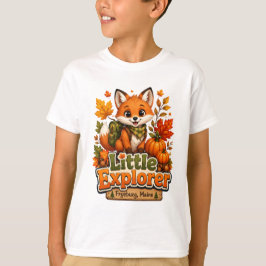 Liten upptäckare Fryeburg Maine barn t-shirt