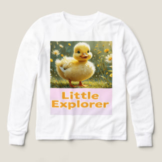 Liten upptäckare – Söt ankunge barn t-shirt