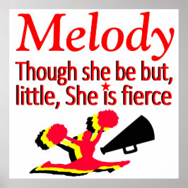 LITEN UTAN FIERCE PERSONLIG CHEERLEADING POSTER