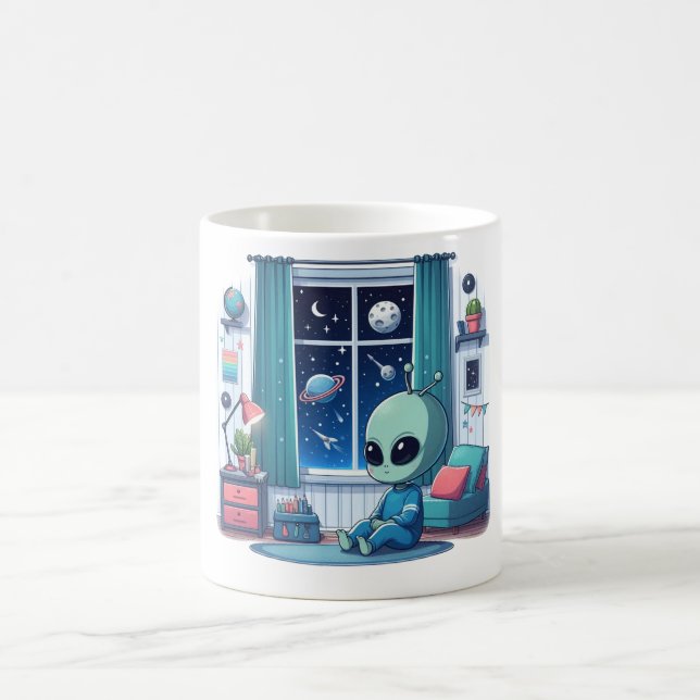 Liten utlänning kaffemugg (Center)