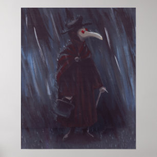 Liten utskrift av Plague Doktor Poster