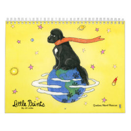 Liten utskrift - Hund Newfoundland Kalender