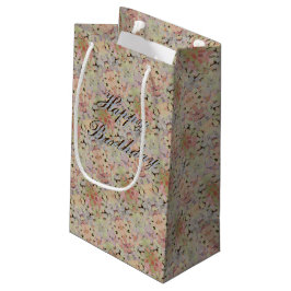 Liten Vacker Blommig Födelsedag