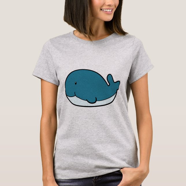 Liten val T-Shirt (Framsida)