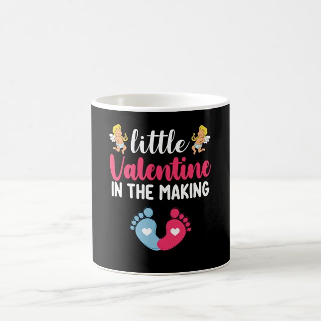 Liten valentin under utveckling Graviditet Gravid Kaffemugg (Center)