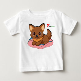 Liten valp baby t-shirt