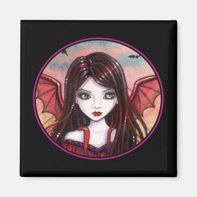 Liten vampyrmagnet magnet (Framsidan)
