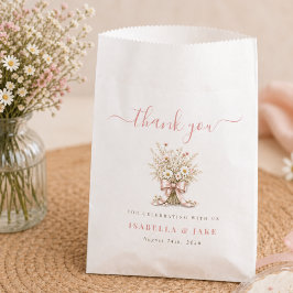 Liten Vildblomma Baby Shower Fest Tacksamhet