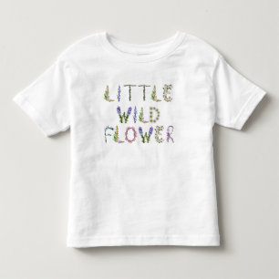 Liten vildblomma blomsterträdgård t shirt
