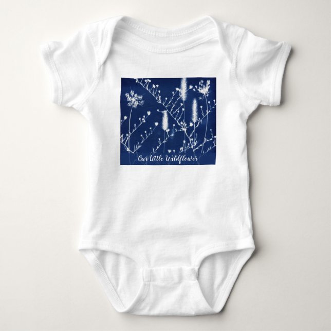 Liten Vildblomma Originalkonst T Shirt (Framsida)