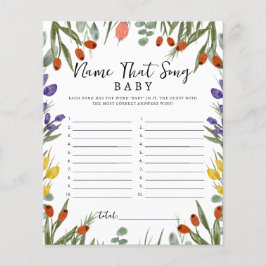 Liten Vildblomma På Vägen Höst Gissa Låten