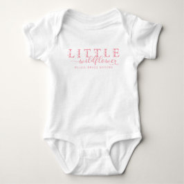 Liten vildblomma Personlig barn bodysuit T Shirt