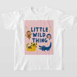 Liten vilding Djur Safari för småpojkar T Shirt