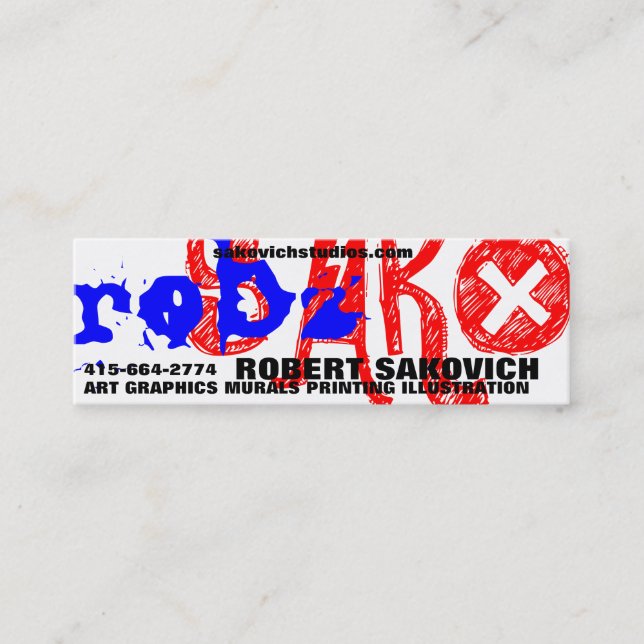 Liten visitkort (Framsida)