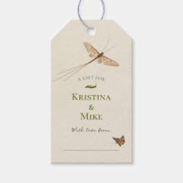 Liten Visning för babyskor i Kärlek Kryp Presentetikett