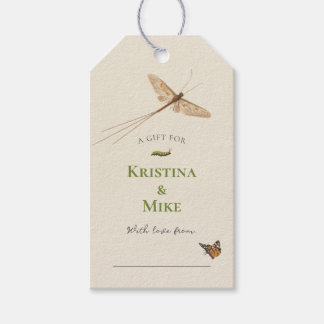 Liten Visning för babyskor i Kärlek Kryp Presentetikett