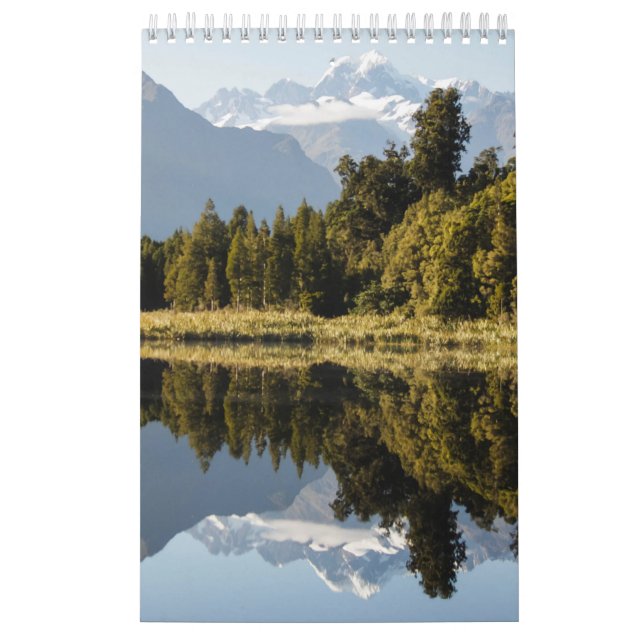 Liten, vit berggrund kalender (Omslag)