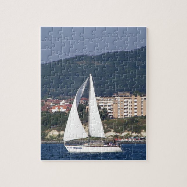 Liten yacht pussel (Vertikal)