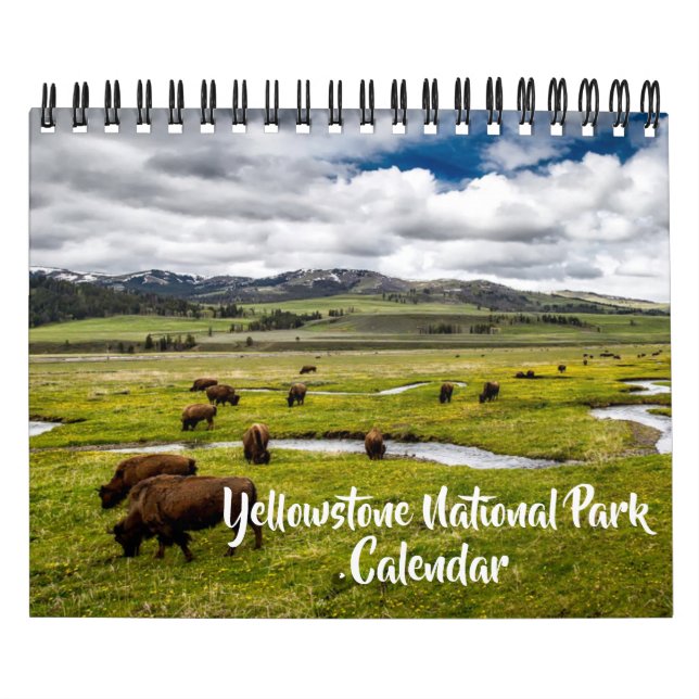 Liten Yellowstone Park-kalender Kalender (Omslag)
