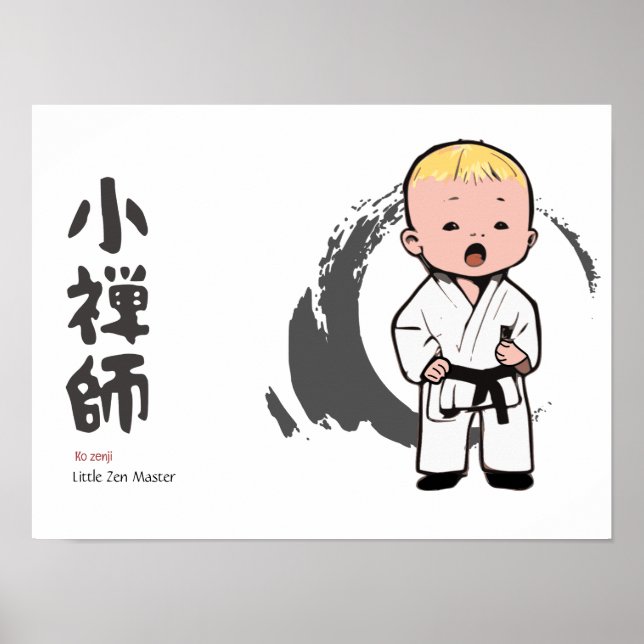 Liten Zen-mästare Poster (Framsidan)