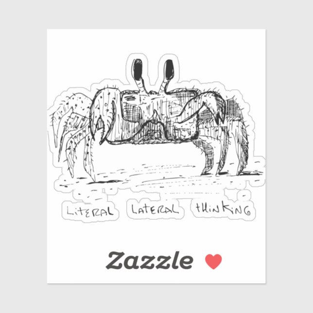 Literal Lateral Thinking Klistermärken (Ark)