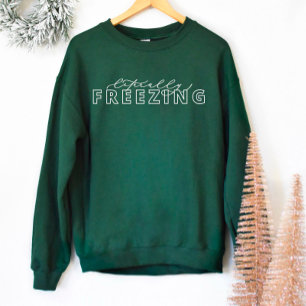 Literalt Frysande fin Winter Sweatshirt T Shirt