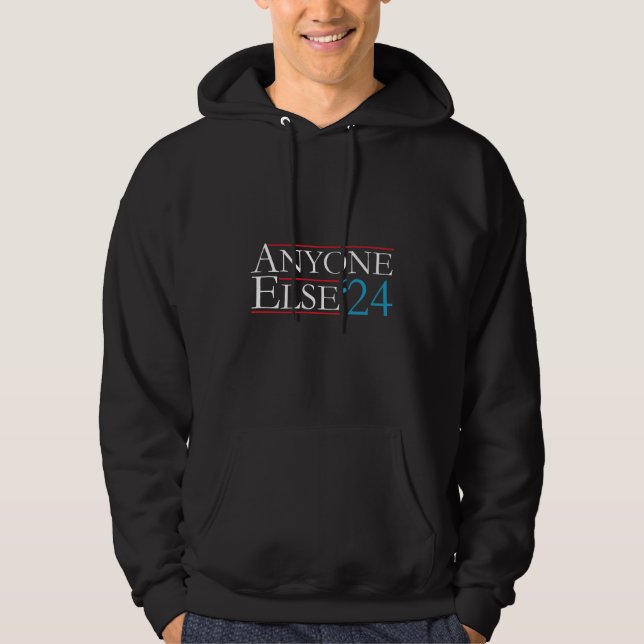 Literalt vem som helst under 2024 President USA Va Hoodie (Framsida)