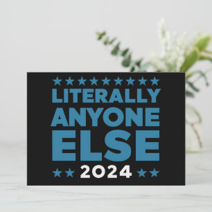 Literalt vem som helst under 2024 President USA Va Inbjudningar