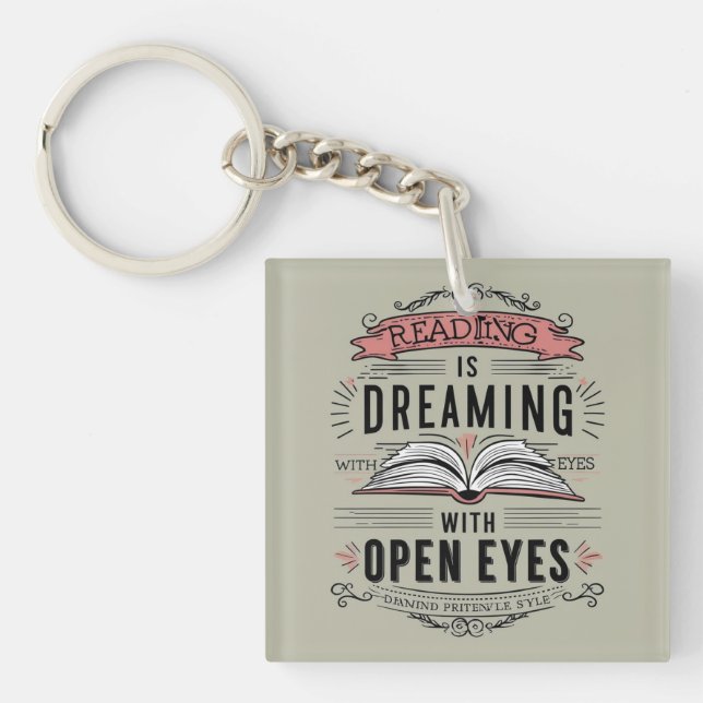 Literär Dream Keychain (Framsidan)