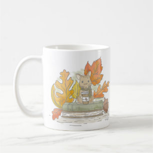 Literär mus kaffemugg