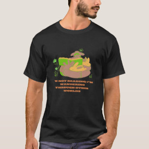 Literär Wanderer: Bok och Bunny Bliss T Shirt