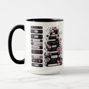 Literary Älskare Ceramic Mugg, Crime Fiction Roman Mugg