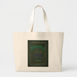 Literary Merch Tote Bag 'Changelings' Jumbo Tygkasse