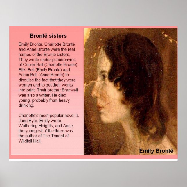 Literatur, 1800-talet, Bronte-systrar Poster (Framsidan)