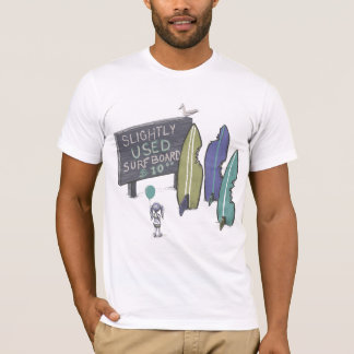 Litet använda surfingbrädor tee shirt