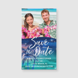 Litet bröllop för strand för spara datum