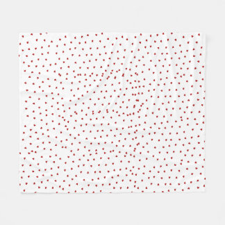 litet hjärta fleecefilt