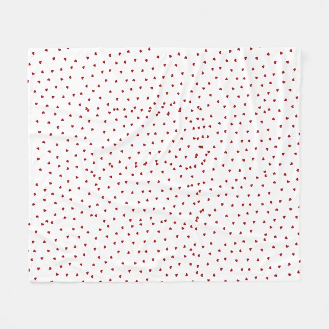 litet hjärta fleecefilt (Framsidan (Horisontell))