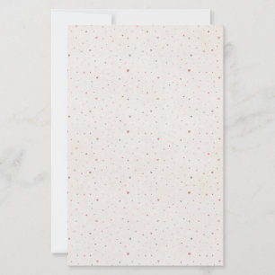 Litet hjärtmönstrat papper