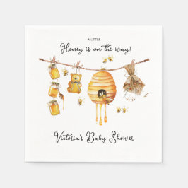 Litet honungsbin Babykläder Pappersservett