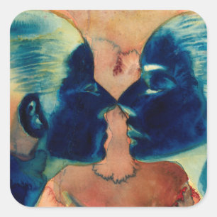 Litet in - mellan 2007 fyrkantigt klistermärke